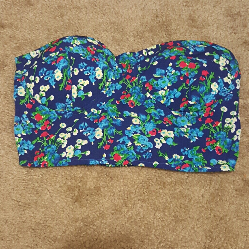 floral crop top